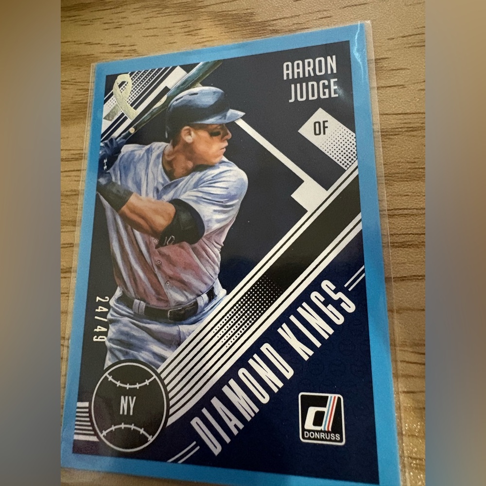 Aaron Judge – 2018 Donruss Diamond Kings Blue /49 (#24/49)
